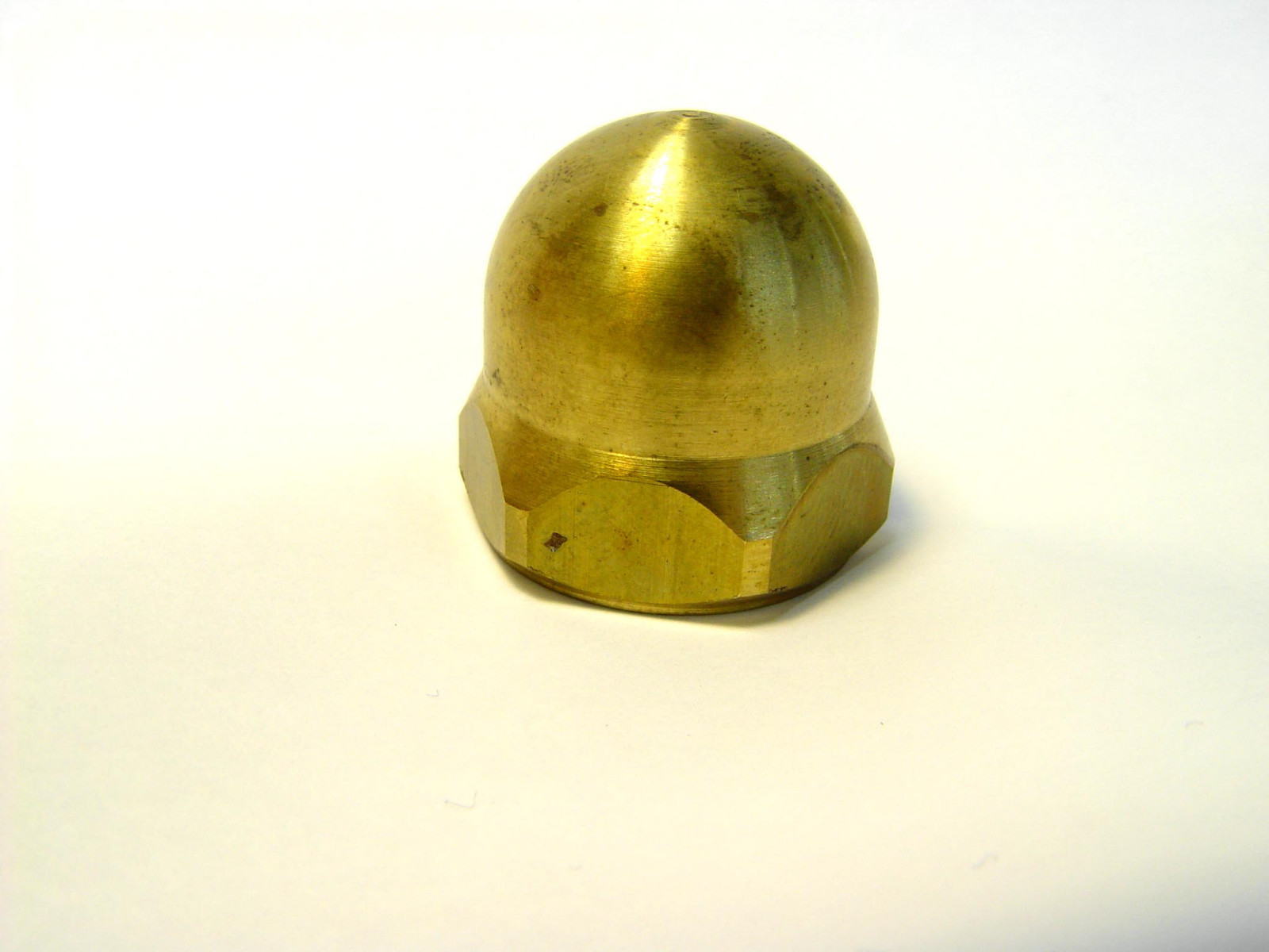 5/16x24 thread - 1" hex Heavy Brass engine spinner nut from MECOA K&B #924-315