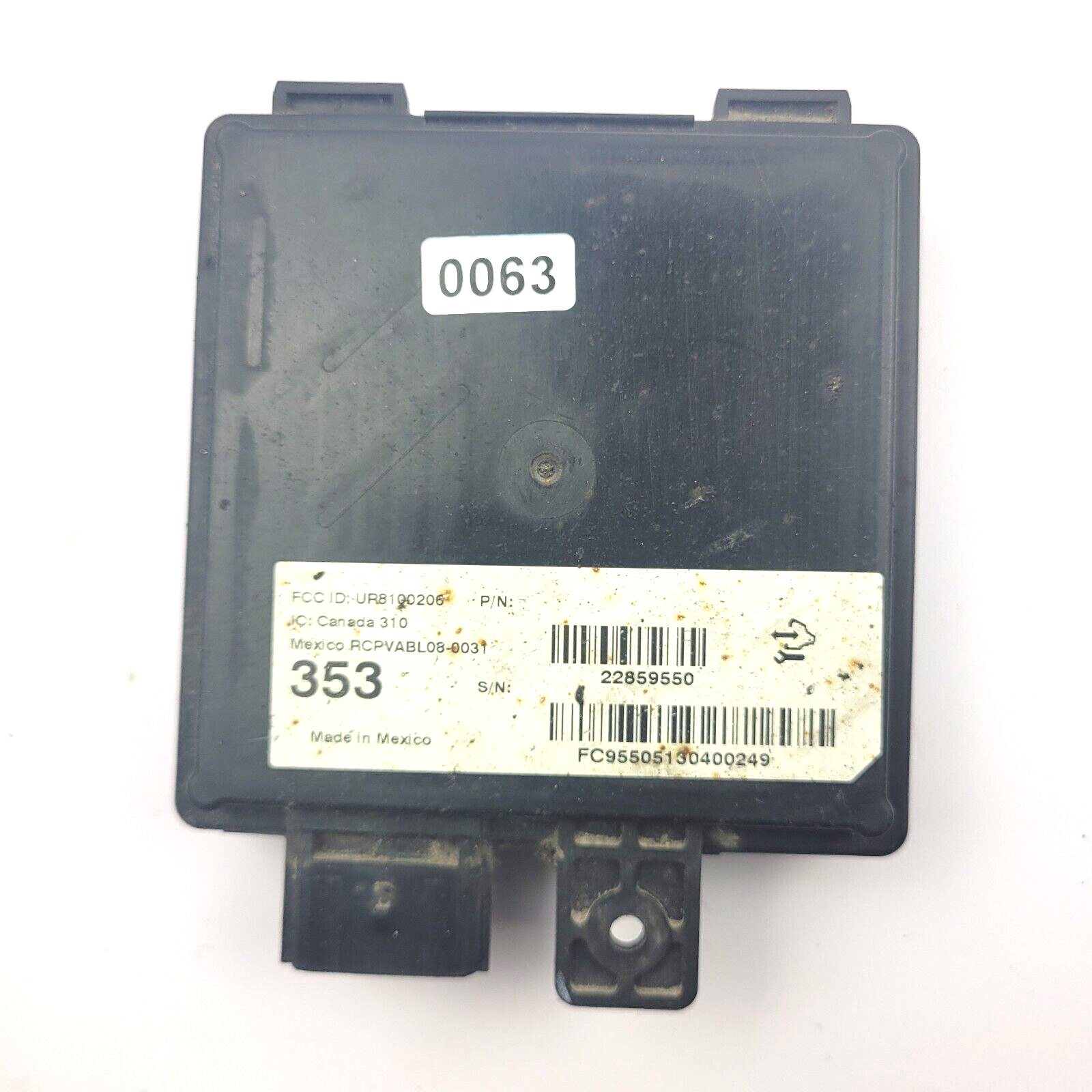 BUICK LACROSSE Rear Blind Spot Radar Sensor Monitor OEM 2010 2012 2013 0063