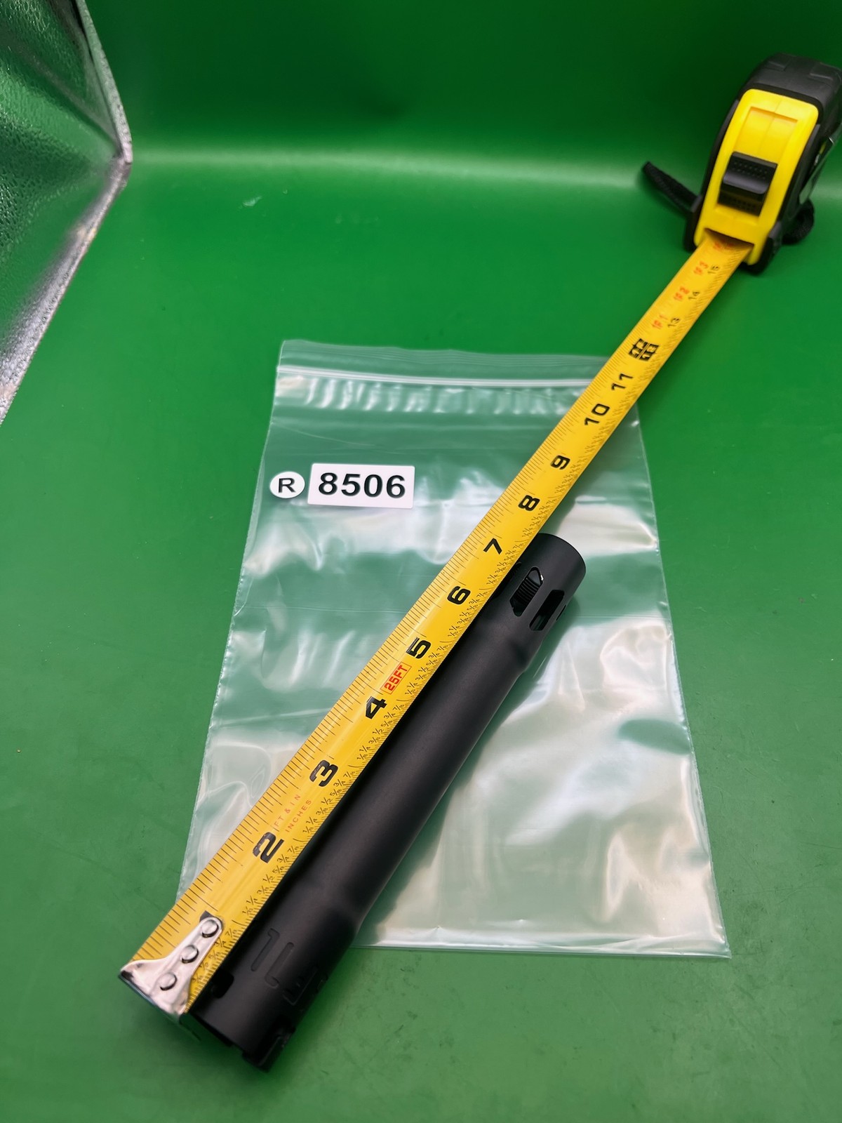 Field One AccuLock Barrel Back Dust Black 8 Inch Paintball Barrel