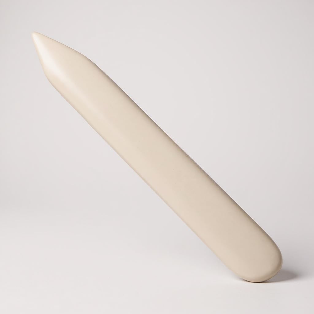Genuine Bone Folder for Crafts, Leather Burnishing, Bookbinding, Scrapbooking...