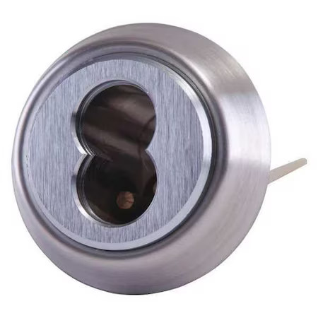 Best 12E72-S2rp626 Lockset Cylinder, Satin Chrome, 6 Pins To 7 Pins