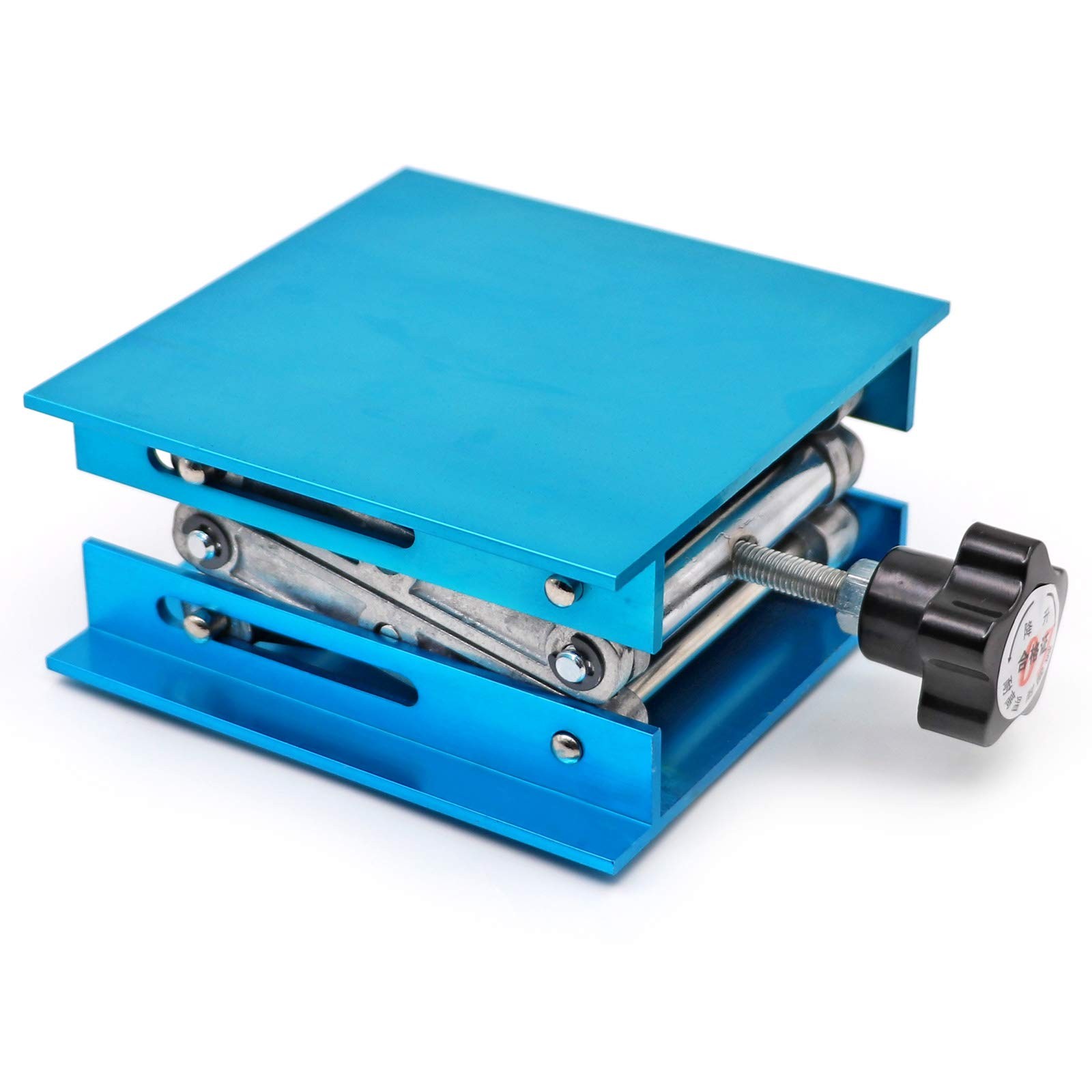 Lab Jack Stand Table Lift, Aluminium Oxide Laboratory Support Jack Platform L...