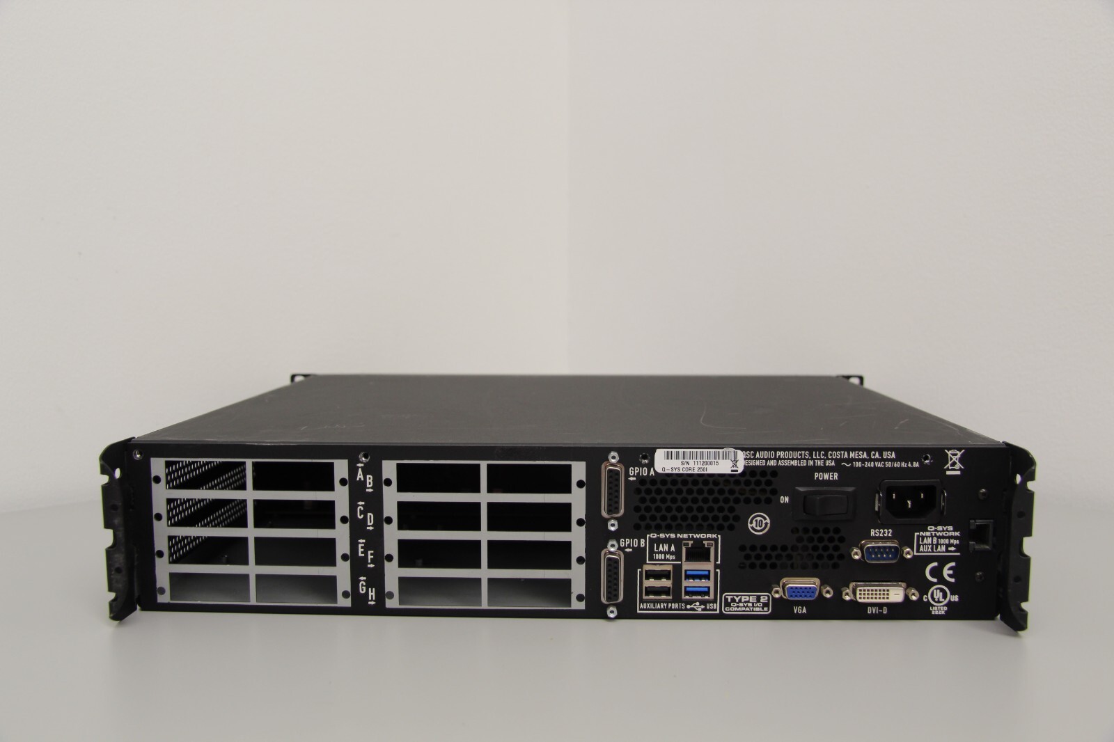 QSC Q-SYS Core 250i Integrated System Processor