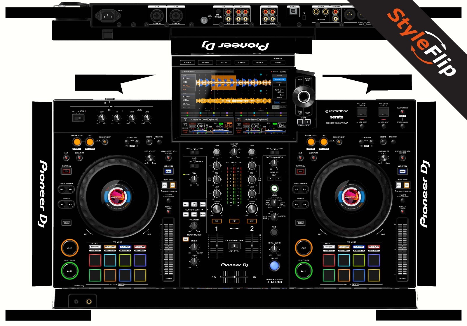Pioneer XDJ-RX3 Skin | Black | Protective Decal | StyleFlip Skins