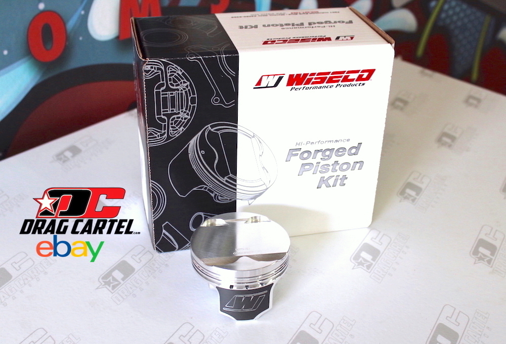 Wiseco Turbo Pistons 10.2:1 87mm Bore Honda Acura K24 K24A K24A2 K568M87