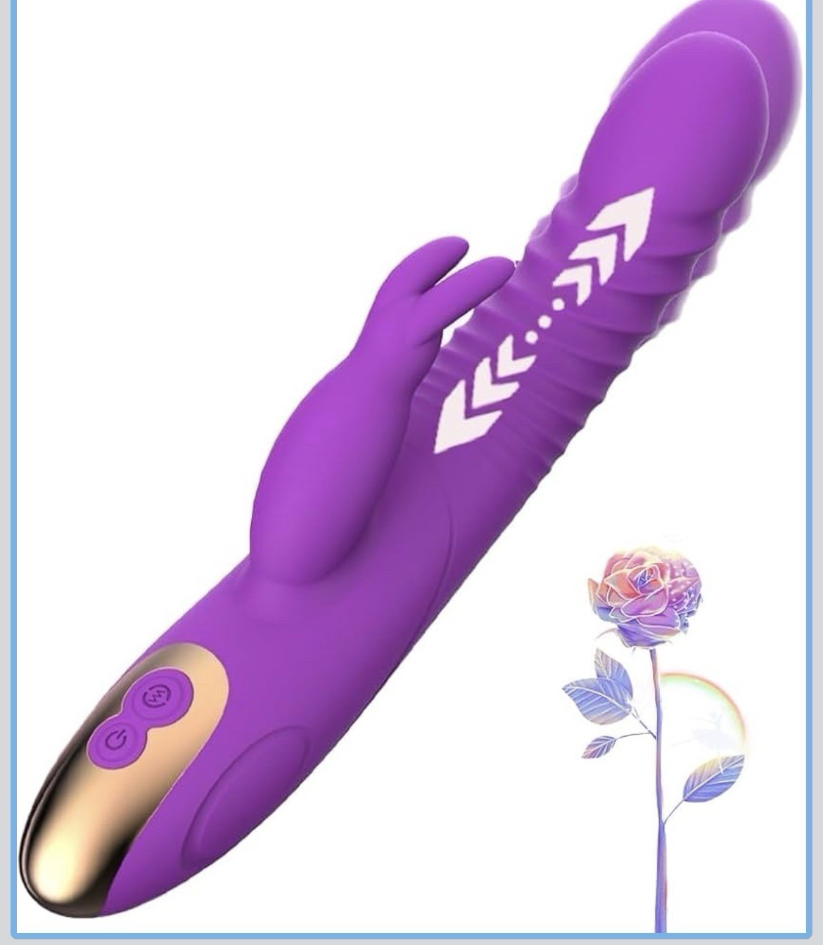 Silent Expand Rabbit Vibrator Waterproof 8 Vibe 7 Telescoping Modes 2026 Model