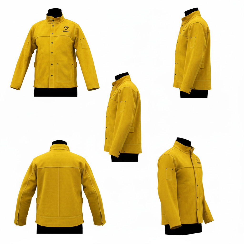 Premium Welding Jacket High Quality Cow Split Welding Jacket Small Medium Sizes
