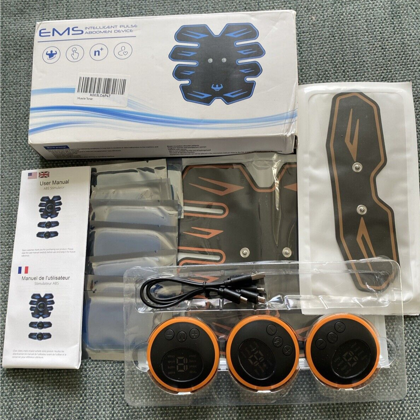 EMS Intelligent Pulse Abdomen Device - Blue - BRAND NEW