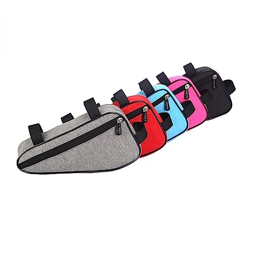 Triangle Bike Bag - Front Frame Triangle Bag, Cycling Accessory, Large Pink