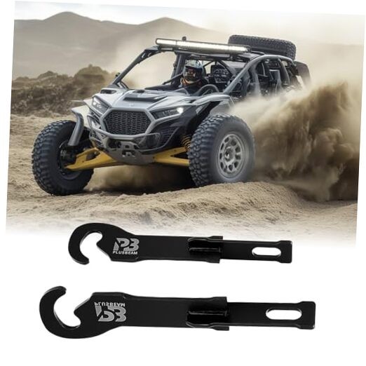 2PCS UTV Door Latches, 4.5" Latch Increasing Air Circulation RZR Door Latch