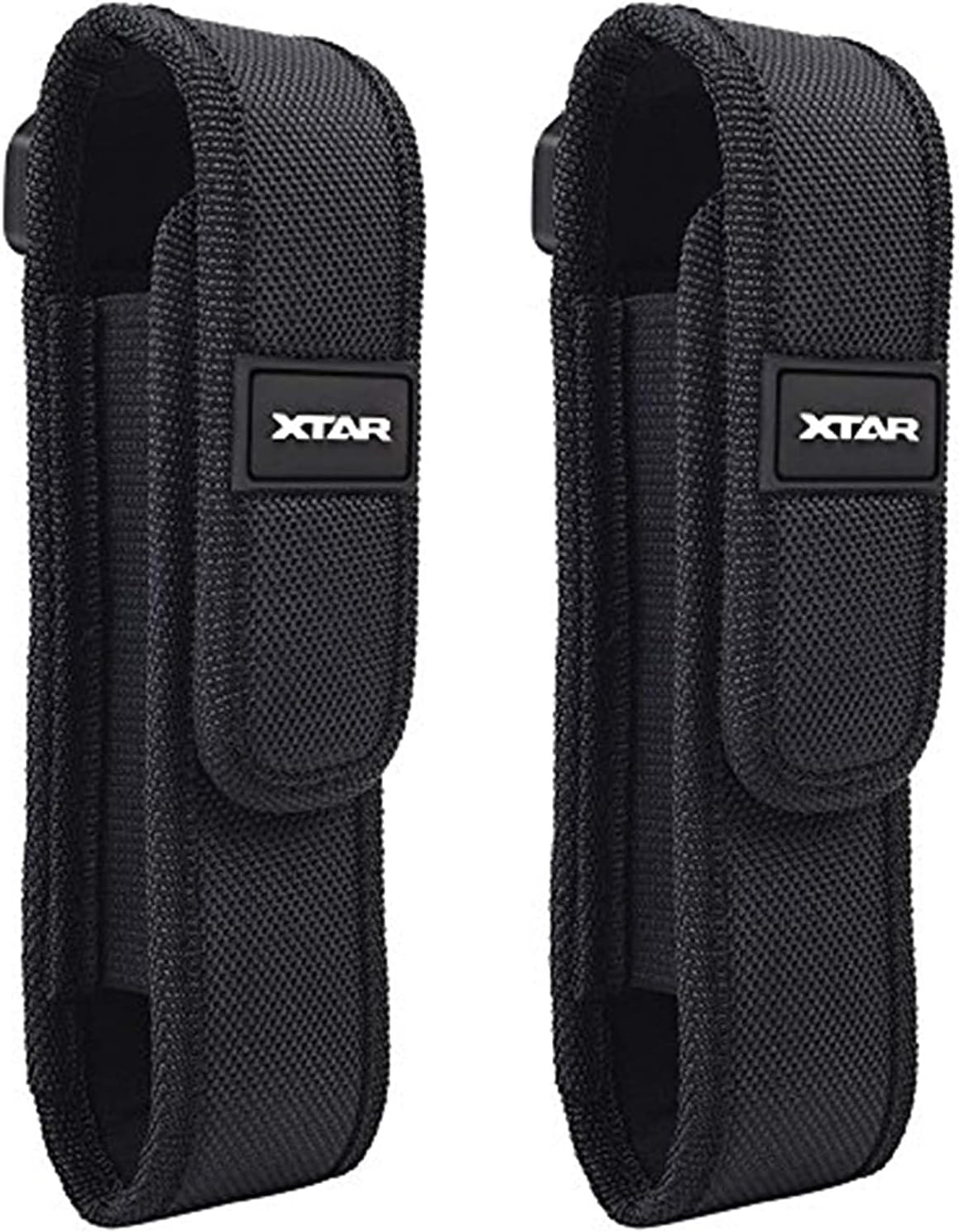 2-Pack Flashlight Pouch Holster Holder for 5"-6.5" Flash Light Compatible with F