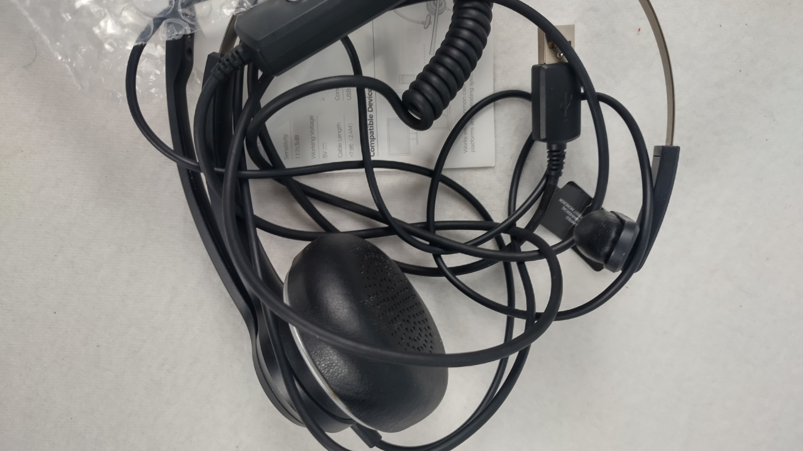 MPOW Hc8 Wired Computer Headset Noise Reduction Model Bh508A New With Out Tags