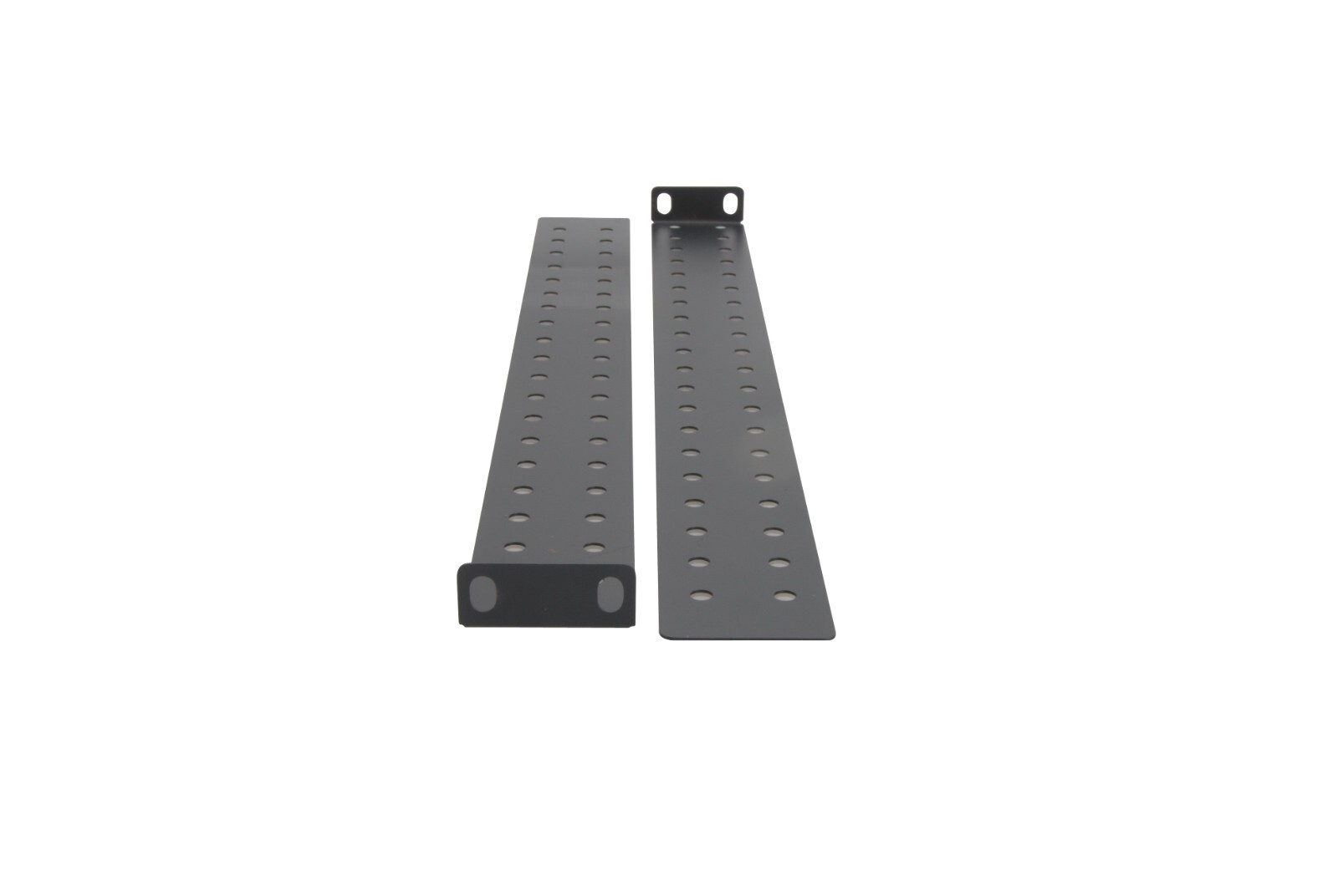 1U Audio Network 4-Post Rack Mount Server Shelf Rails Heavy Duty 1 Space Storage