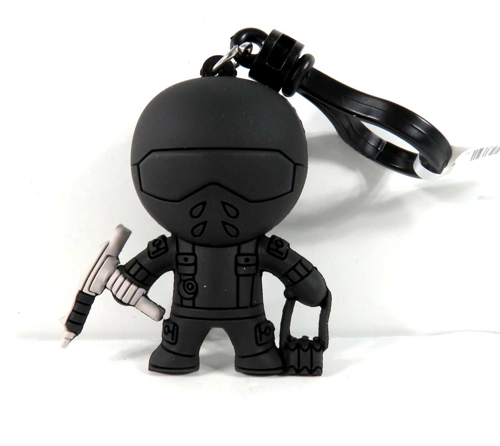 GI Joe Series 1 Figural Bag Clip Series Snake Eyes Figure NEW