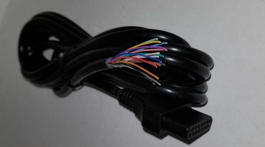 NEW 10 Foot 3 Meter 15 pin repair cable for NEO GEO AES Joystick controller