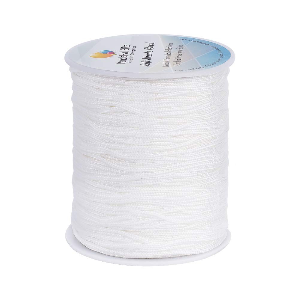 PH PandaHall 1.5mm White Nylon String 100 Yards Lift Shade Cord 1.5mm,