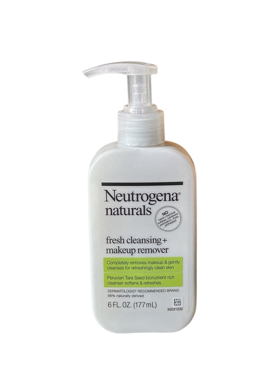 Neutrogena Naturals Fresh Cleansing + Makeup Remover 86% Naturally Derived 6oz