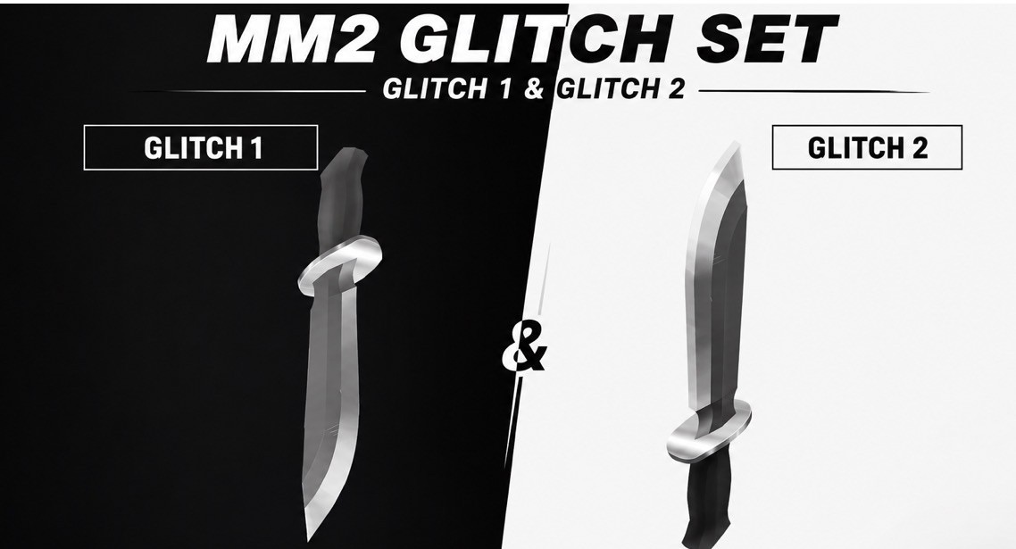 MM2 Glitch 1 & Glitch 2 | FAST DELIVERY MM2 MURDER MYSTERY 2 ROBLX Glitch bundle