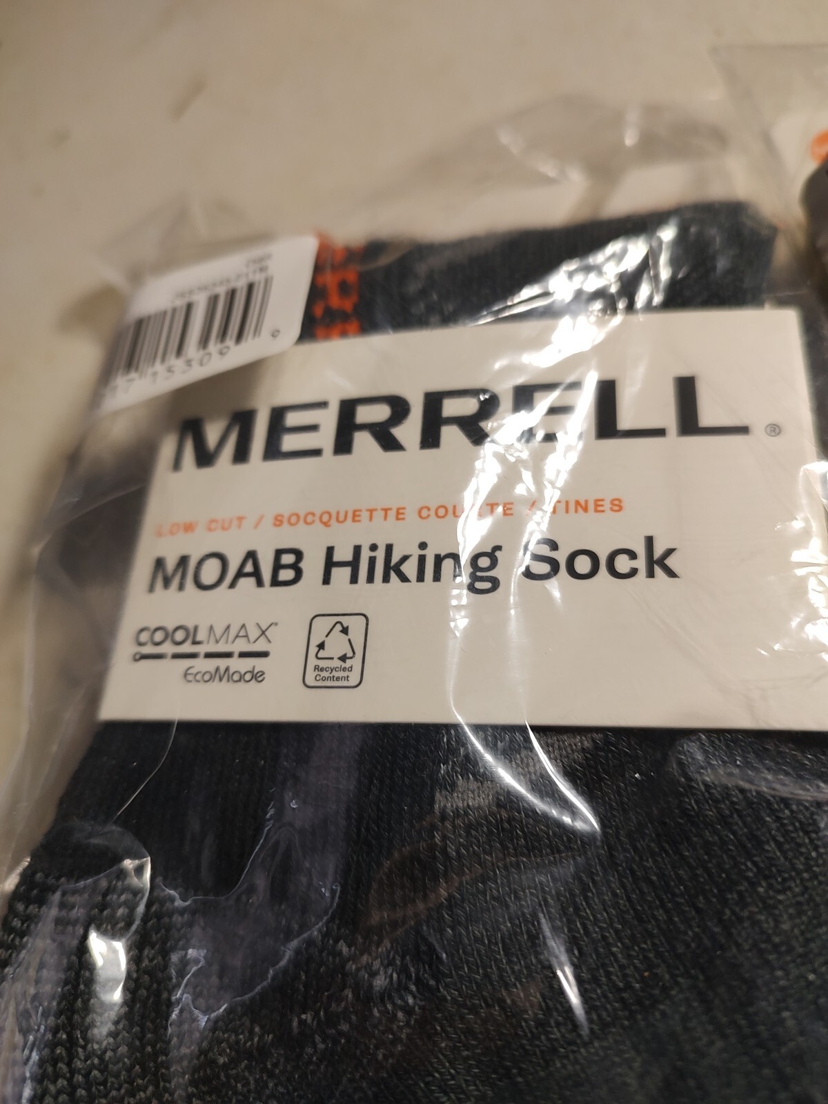 Lot Of 3 Pairs Of Merrell MOAB Low Cut Hiking Socks SZ M/L. . NWT Free Shipping