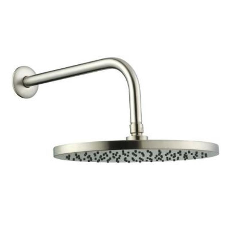 Glacier Bay 1-Spray 12 in. Oval Showerhead, 12 in. Stainless Steel Arm# 548866