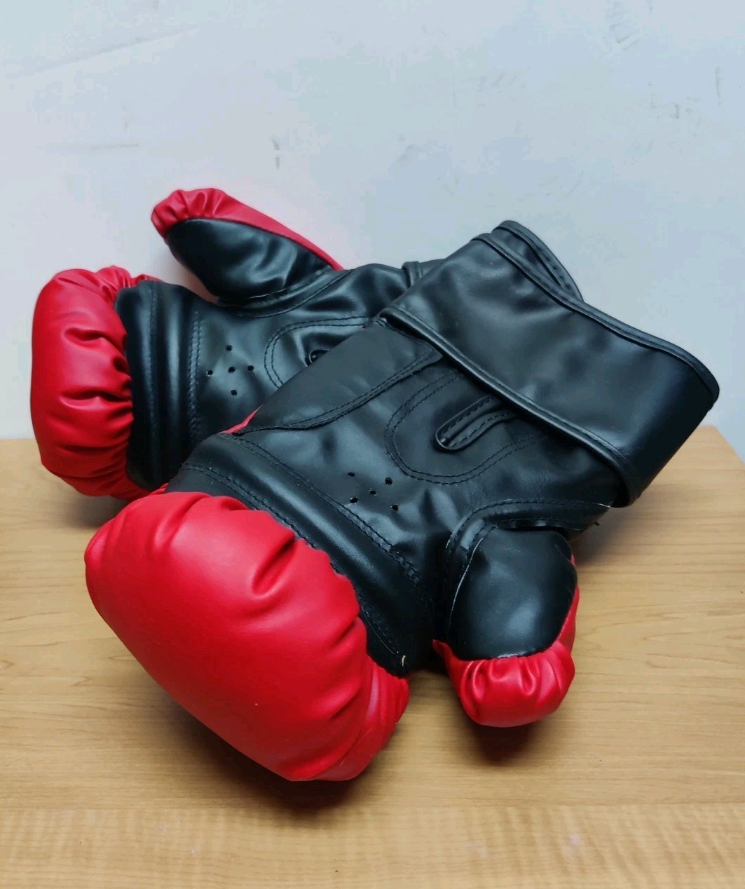 Protocol Boxing Gloves Red Black Adult Size Gloves Only