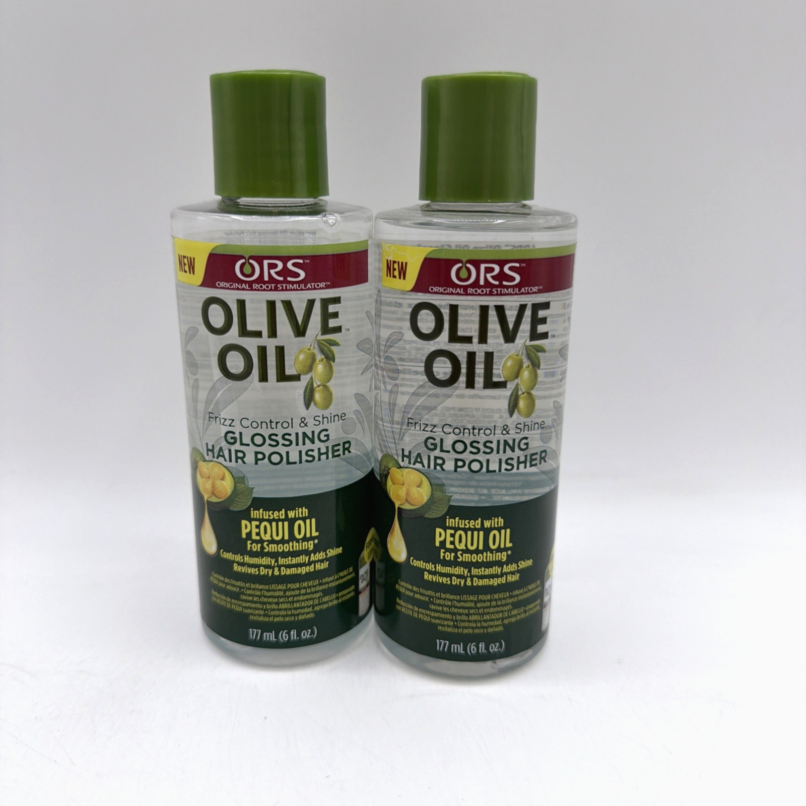 ORS Olive Oil Frizz Control and Shine Glossing Hair Polisher 6 Ounce 2 Pack