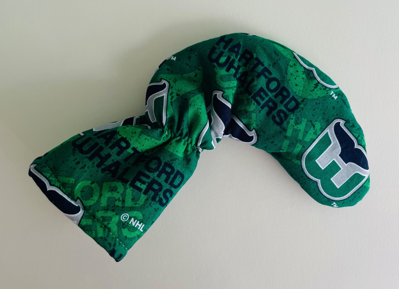 HARTFORD WHALERS Golf Club Putter Head Cover Made in the USA