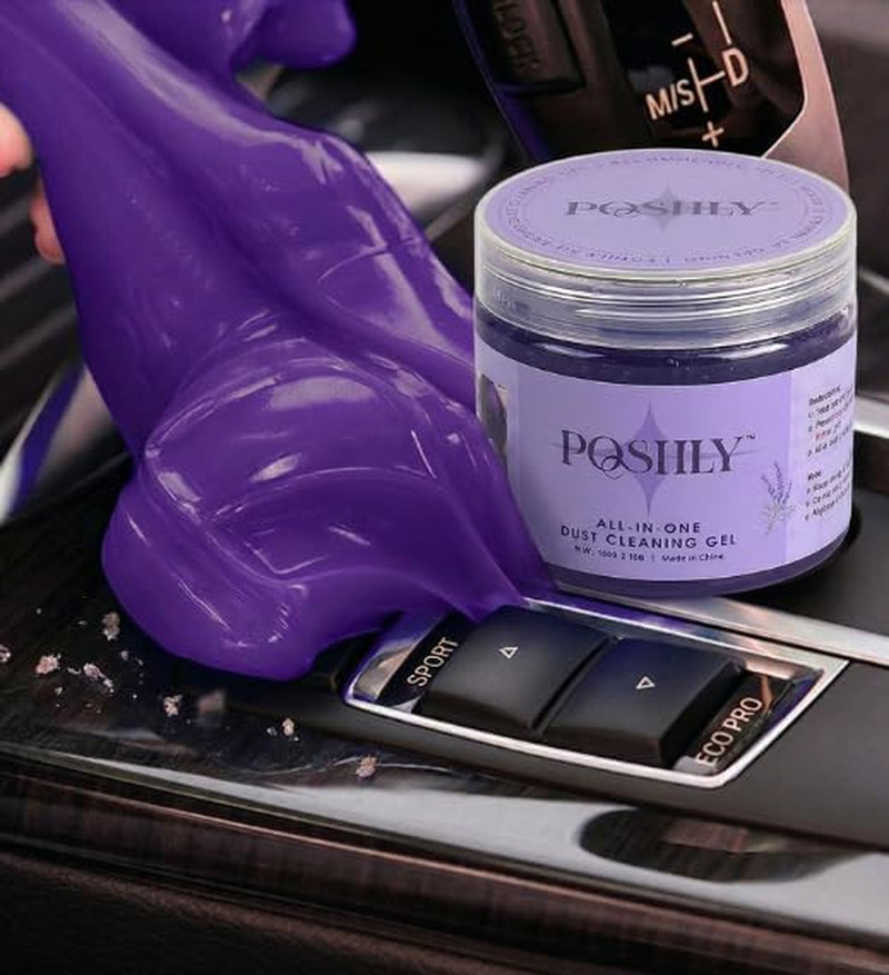 Car Cleaning Gel Putty | Reusable Dust Cleaning Slime for Air Vents, Dashboard,