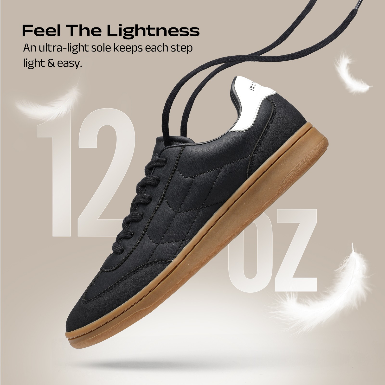 Men’s Casual Lace-Up Sneakers Lightweight Comfortable Shoes Size 8-13