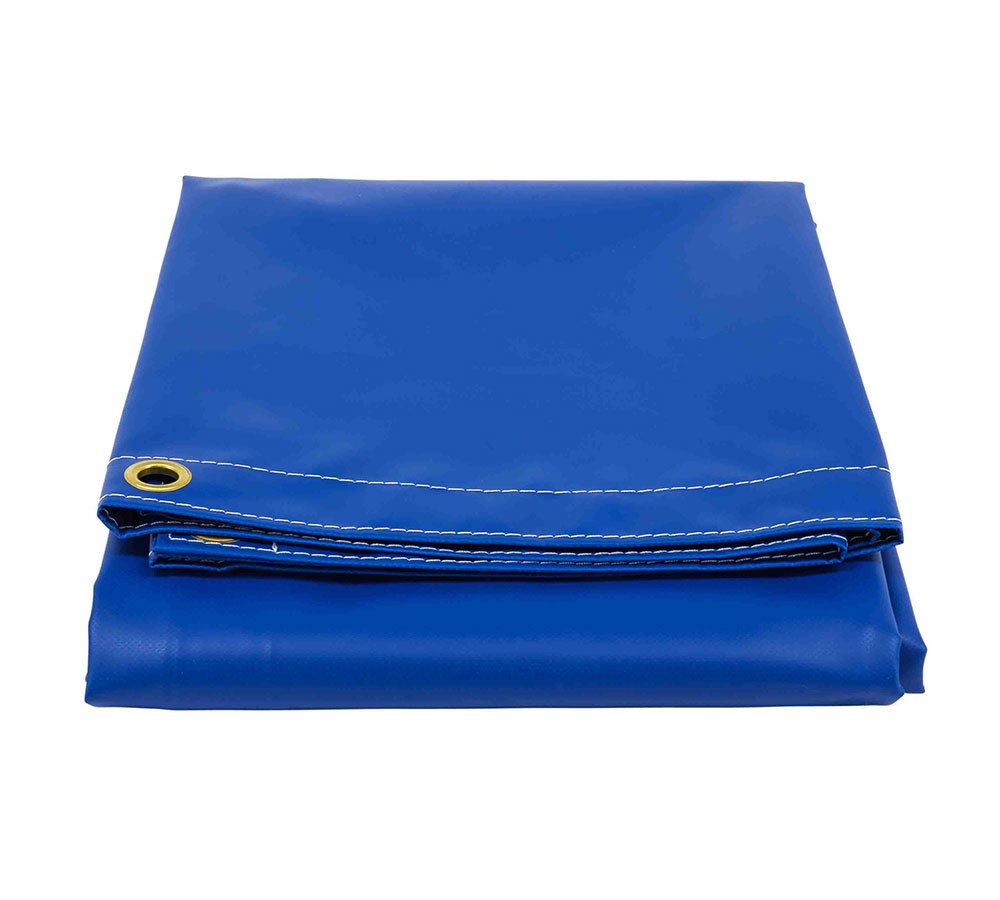 8' x 10' Heavy Duty BLUE 18oz Vinyl Utility Tarp Waterproof, Multipurpose, Ca...