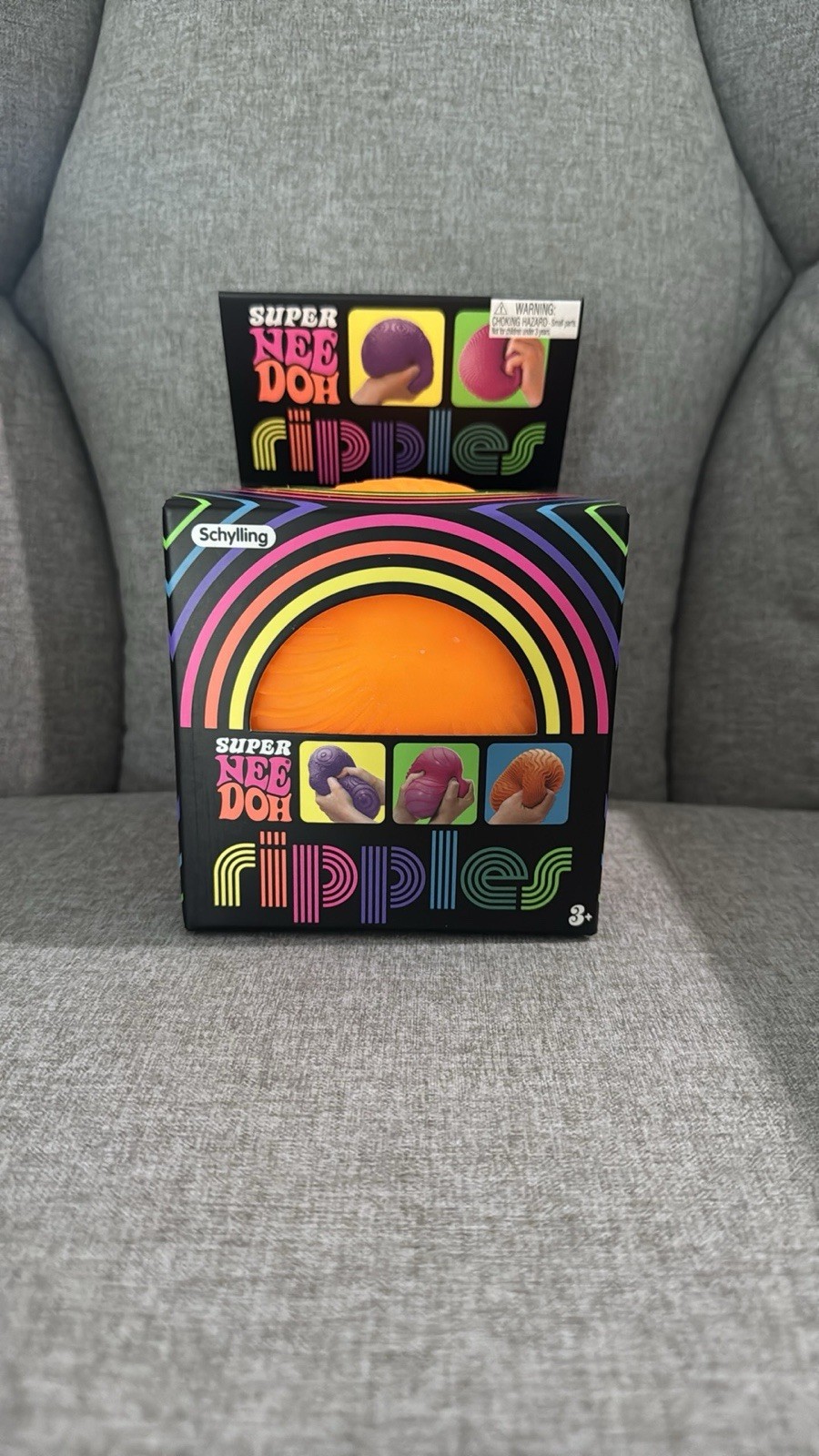 Super Nee Doh GENUINE Ripples XL Squishy Color Orange