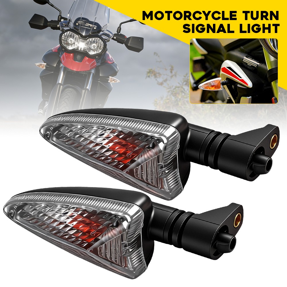 2PCS Clear Turn Signal Light Front Rear Fit Triumph Daytona 675/675 R 2006-2020