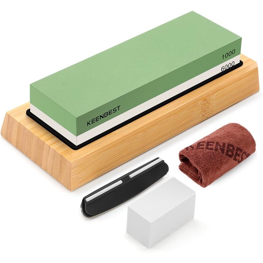 1000 6000 Grit Whetstone Kitchen Knife Sharpening Stones 2 Side Water Wet Stone