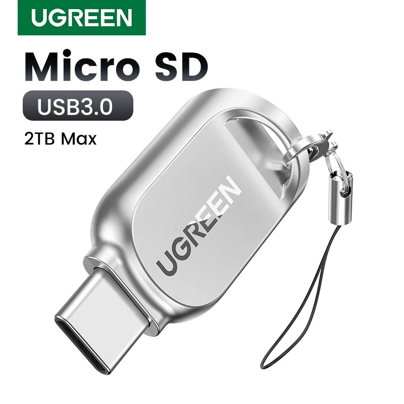 UGREEN USB-C to MicroSD Card Reader USB 3.0 5Gbps OTG Laptop Phone Tablet