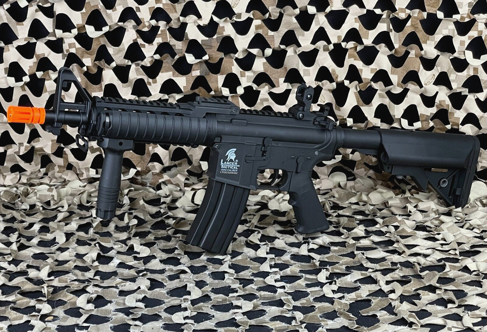 Lancer Tactical MK18 Polymer Low FPS Mod 0 AEG Airsoft Gun - Black (LT-02CL-G2)