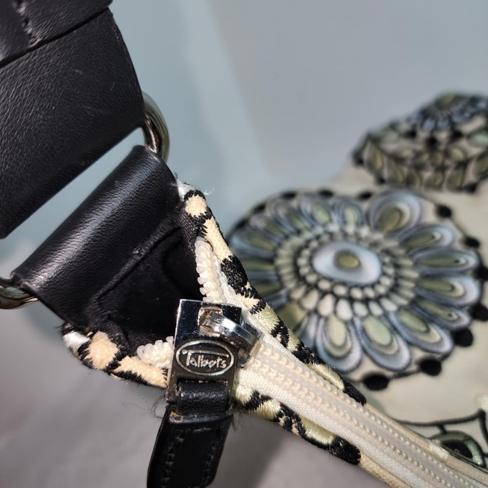 Talbots embroidered shoulder bag