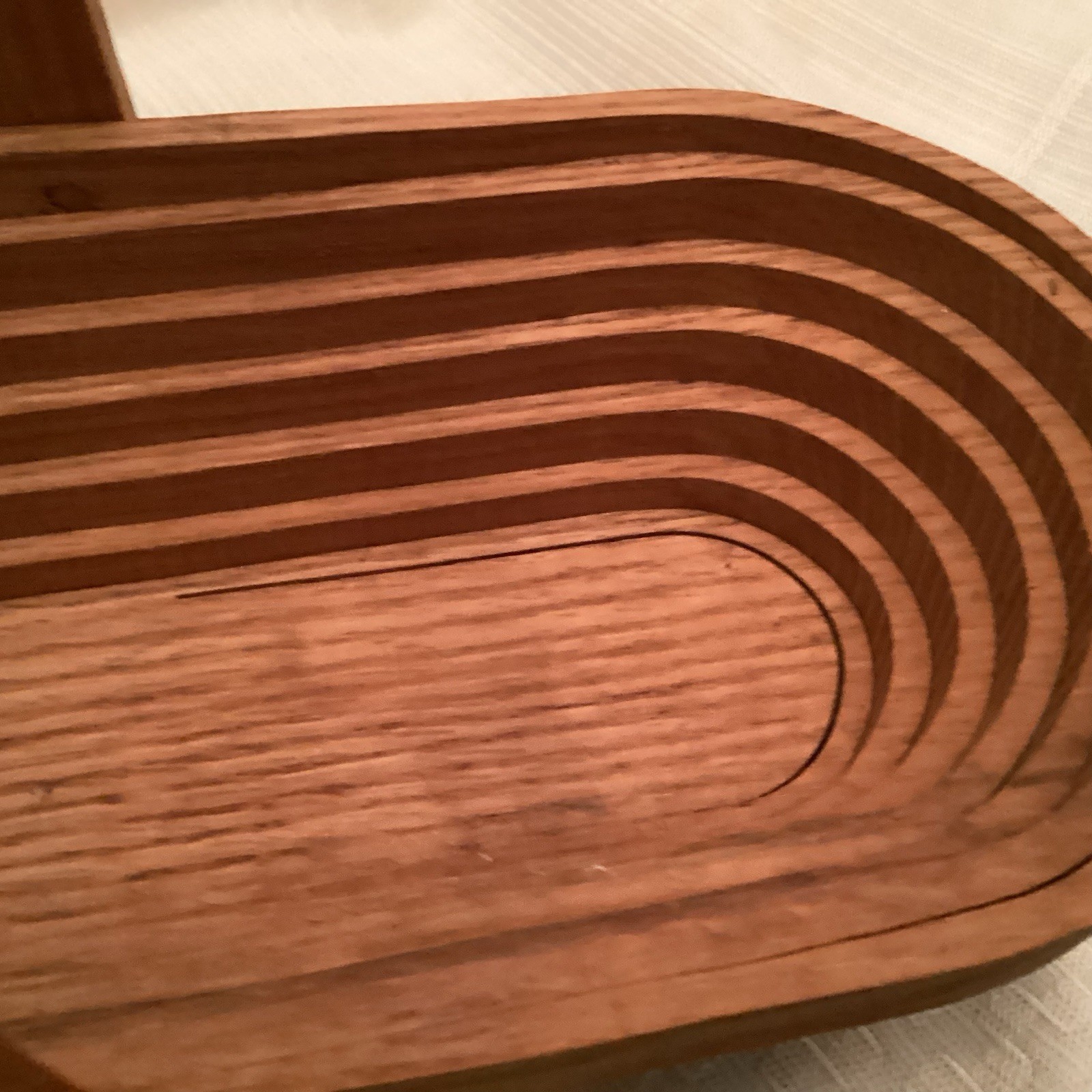 Handmade Wooden Collapsible Trivet Basket