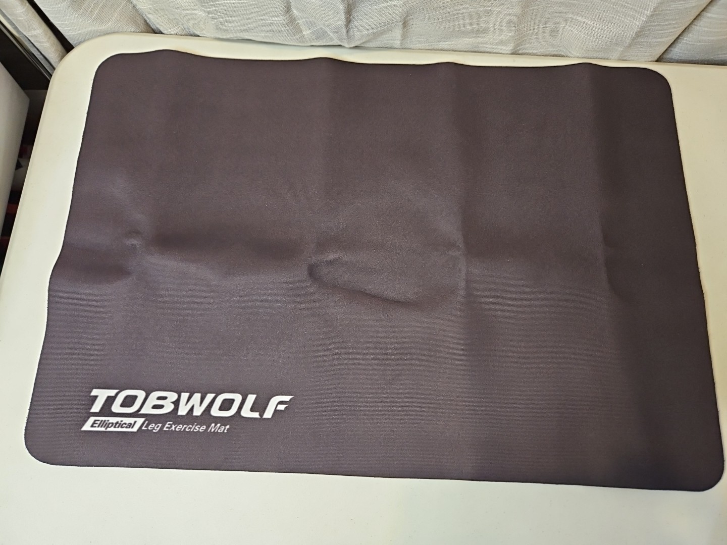 Non-Slip Exercise Mat Under Desk Elliptical Machine Floor Protection Stability