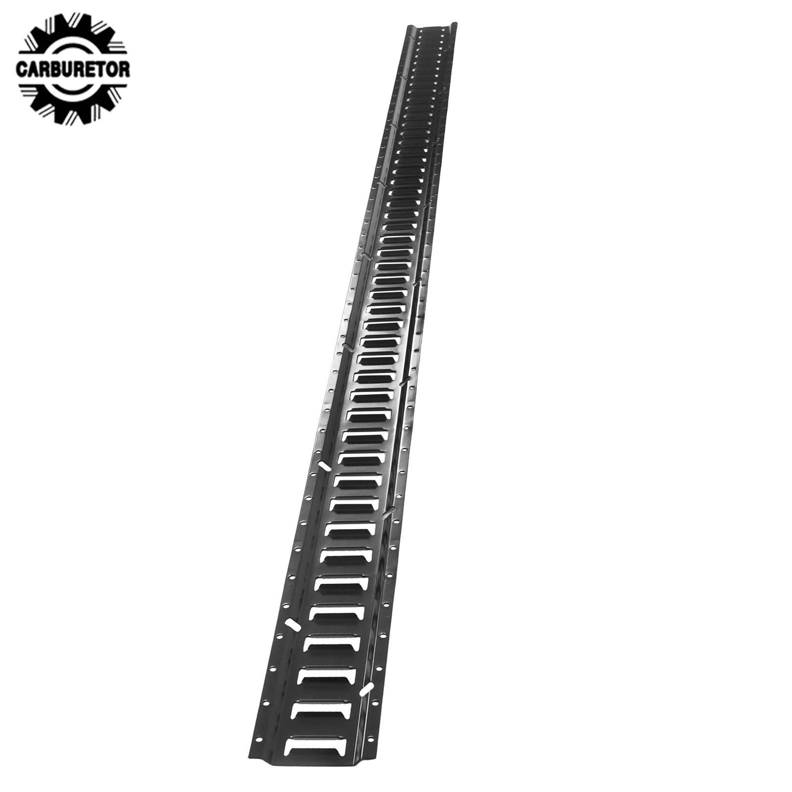 8 Feet Long E Track Rails Black Finish 5 Pack For Cargo Management System