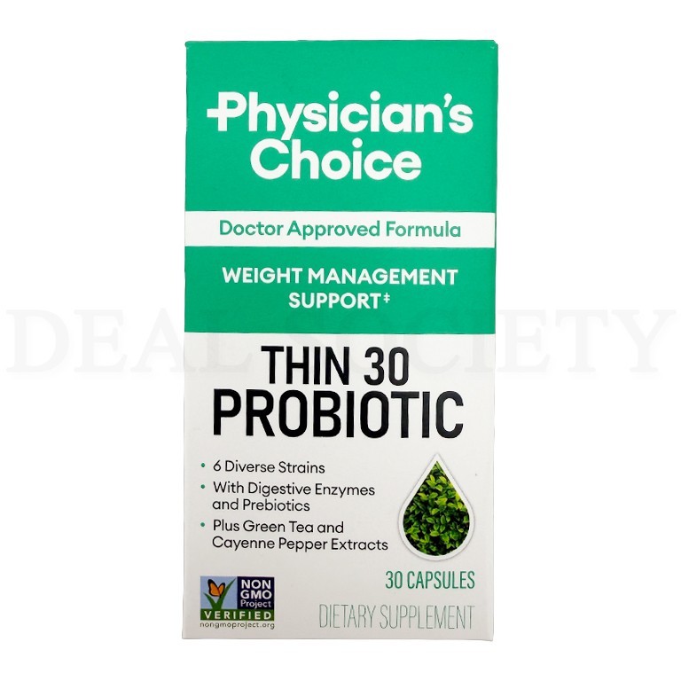 Physician's Choice Thin 30 Probiotic for Weight Management 30 Count