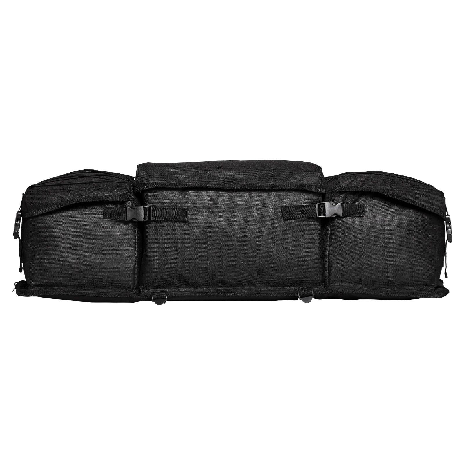 50L Expandable ATV Bag 600D Textile Backrest with Cup Sleeve