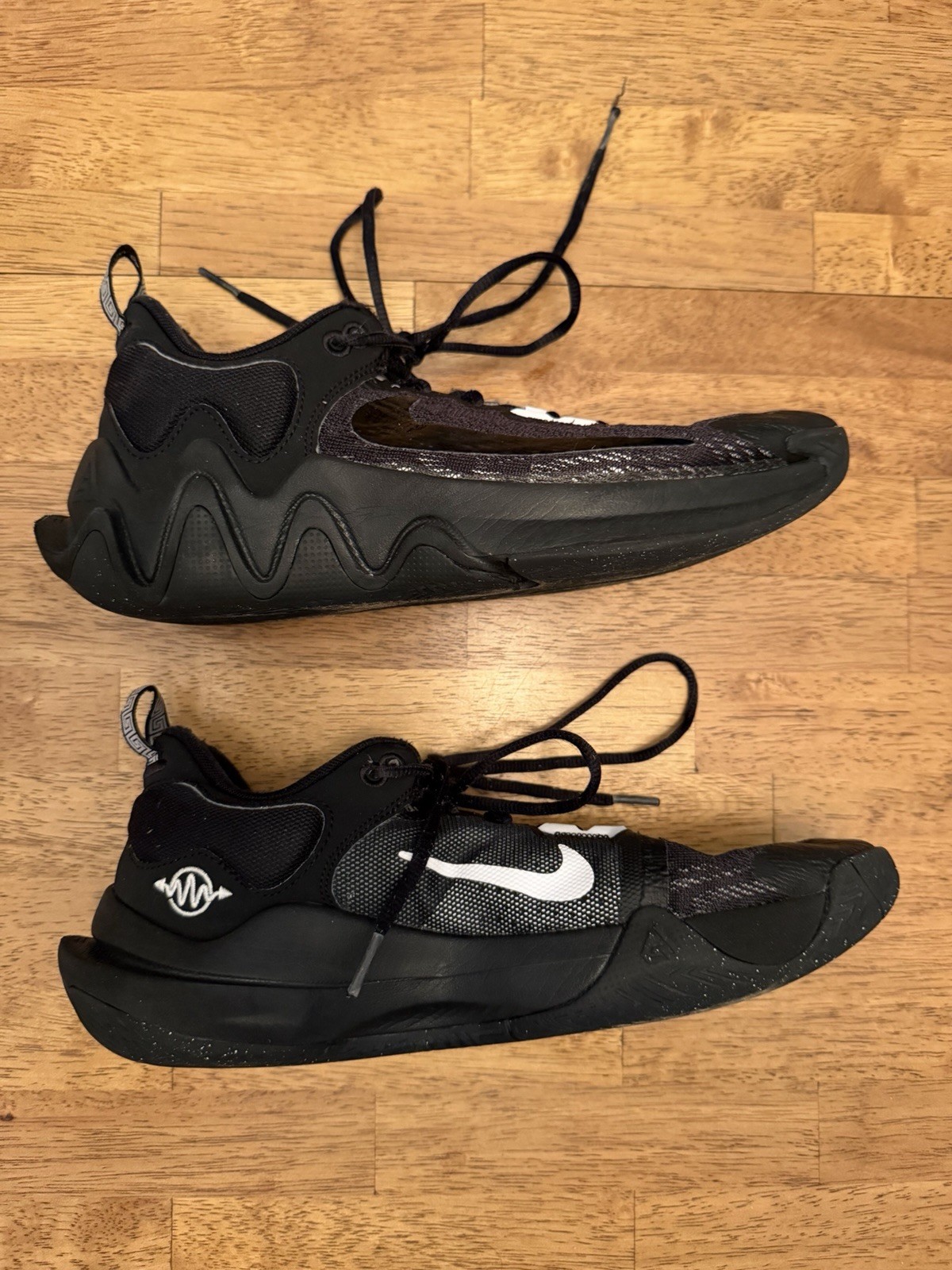 Nike Giannis Immortality 2 'Black Holographic Swoosh' DM0825-002 Men's Size 9.5
