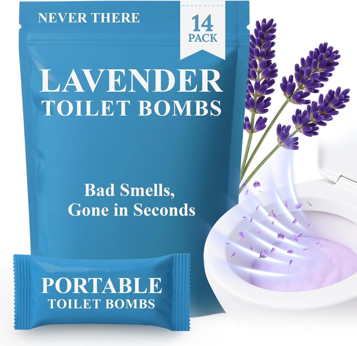 Toilet Fo Bombs - Discreet & Portable Lavender Scent Foing