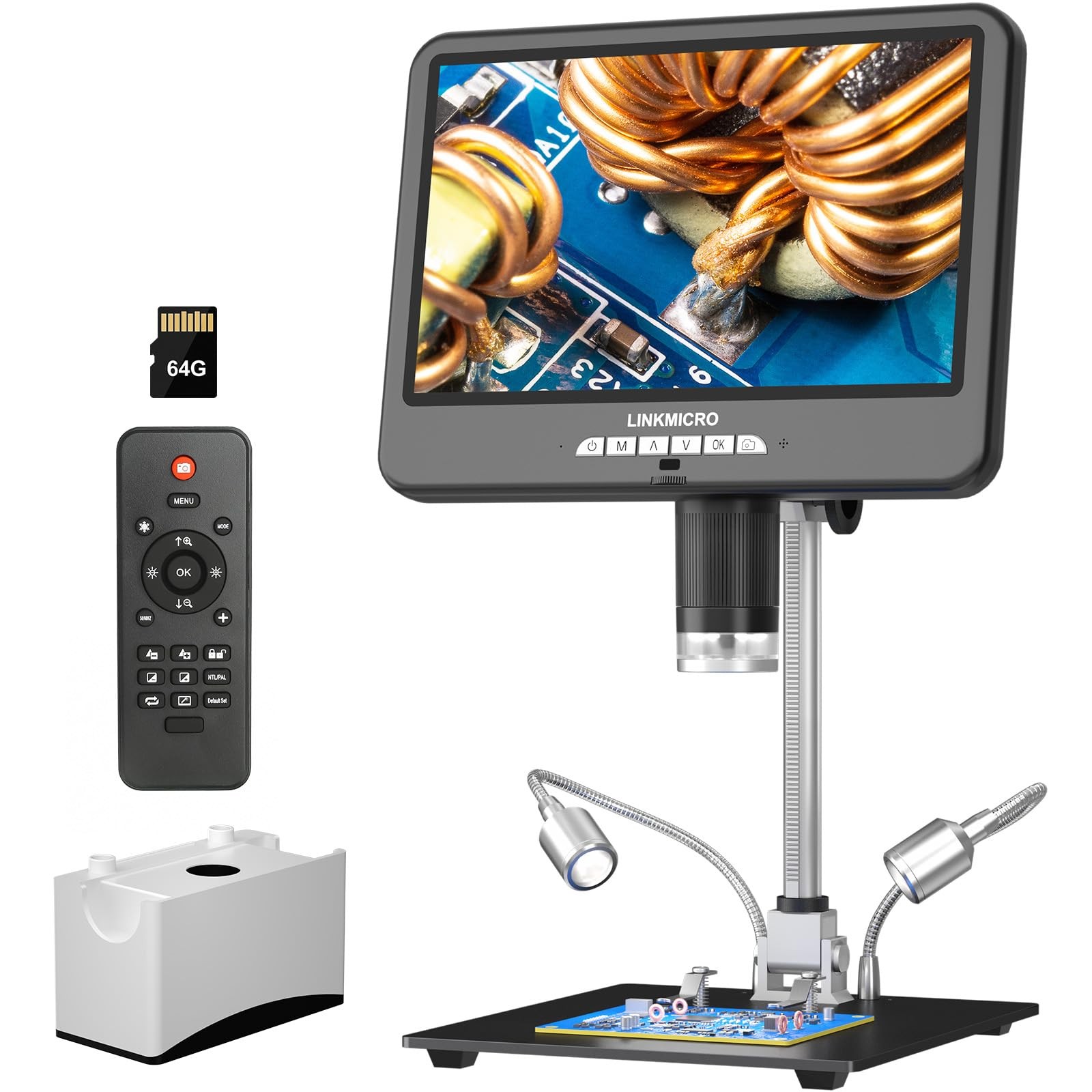 LINKMICRO LM210S 10.1'' 4K 60FPS HDMI Digital 2.0, Black