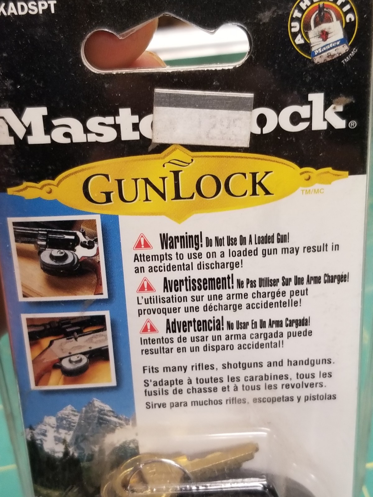Vintage Master Gun Lock No. 90KADSPT New In Package