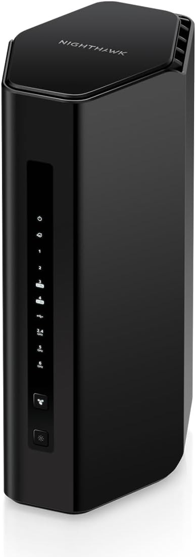 NETGEAR Nighthawk Dual-Band WiFi 7 Router (RS200) BE6500 Wireless Refurbished