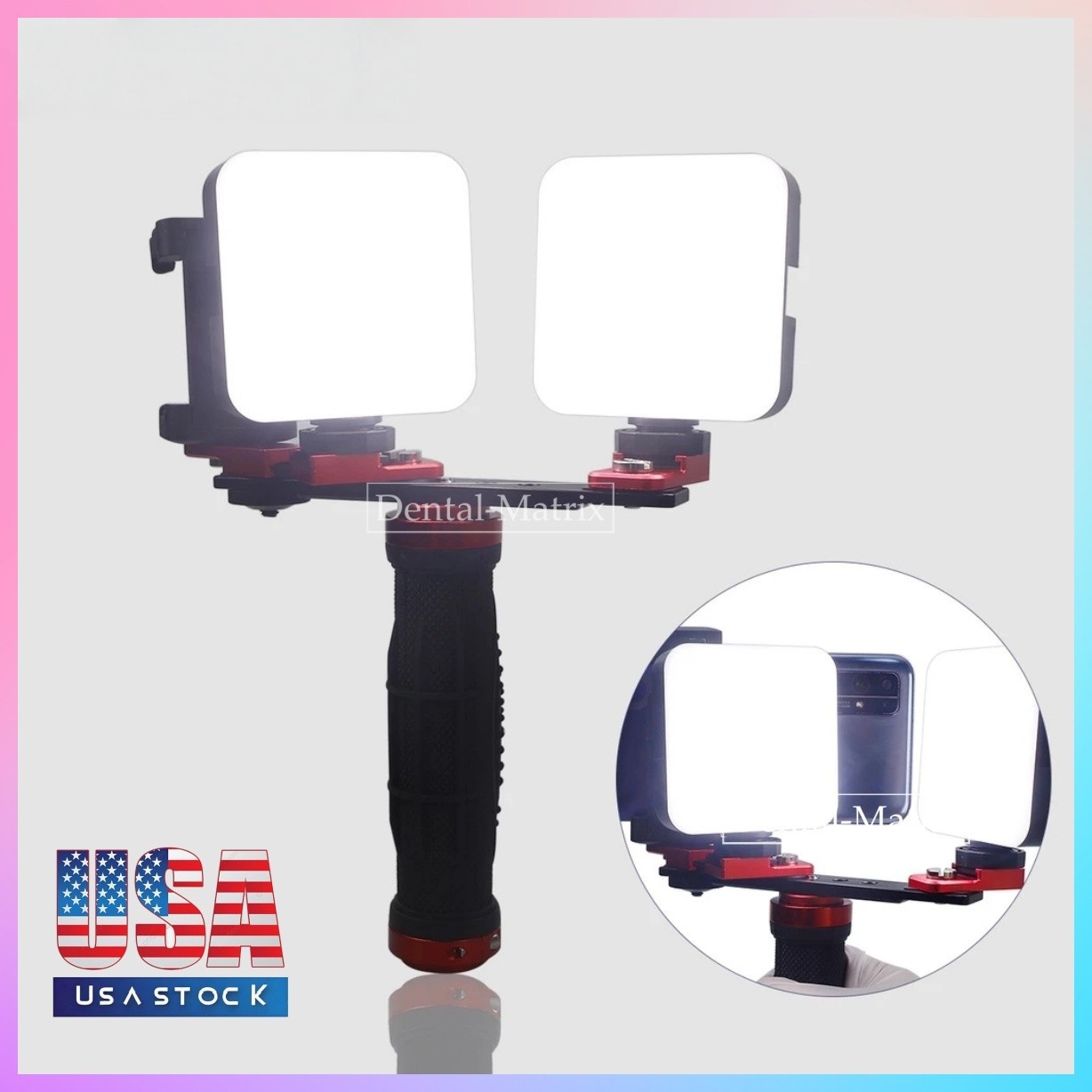 Dental Oral LED Filling Light Flash Photography Photo Video Lamp Lighting Mobile