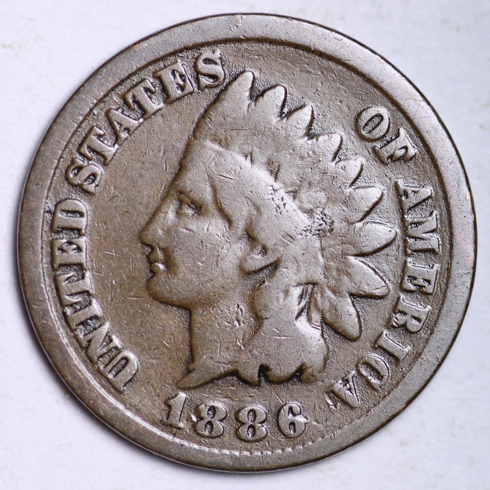 1886 TYPE 1 INDIAN HEAD CENT G/VG FREE SHIPPING LOWEST PRICES ON THE BAY