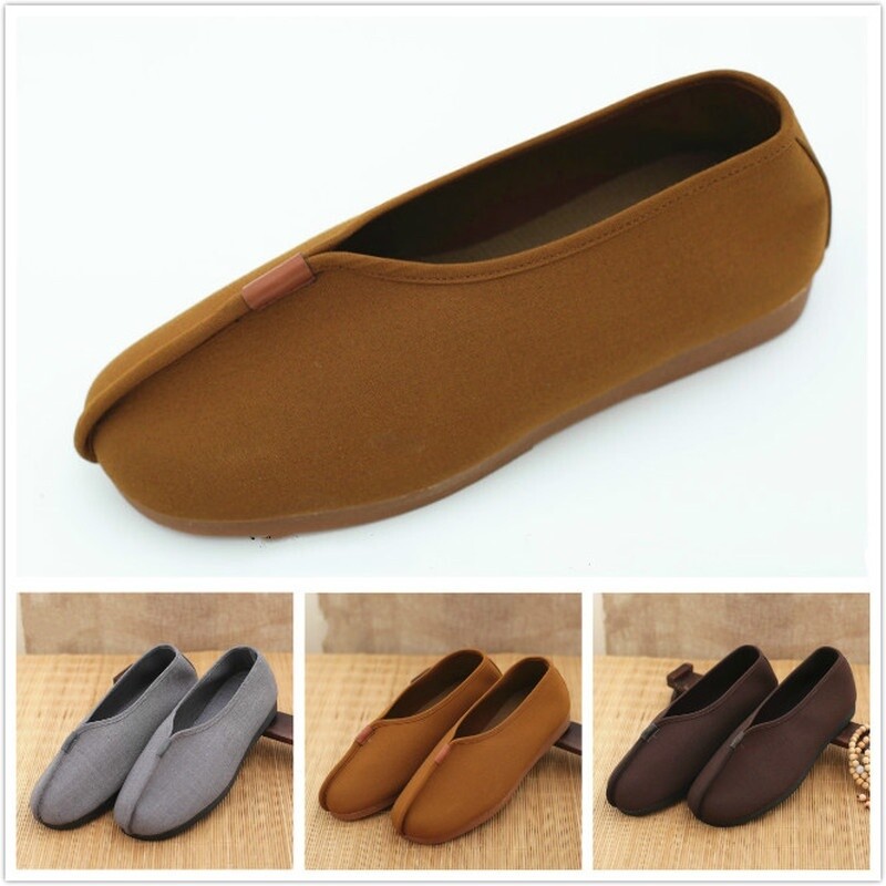 Chinese Monk Shoes Buddhist Kung Fu Sneakers Martial Art Shaolin Loafers Vintage