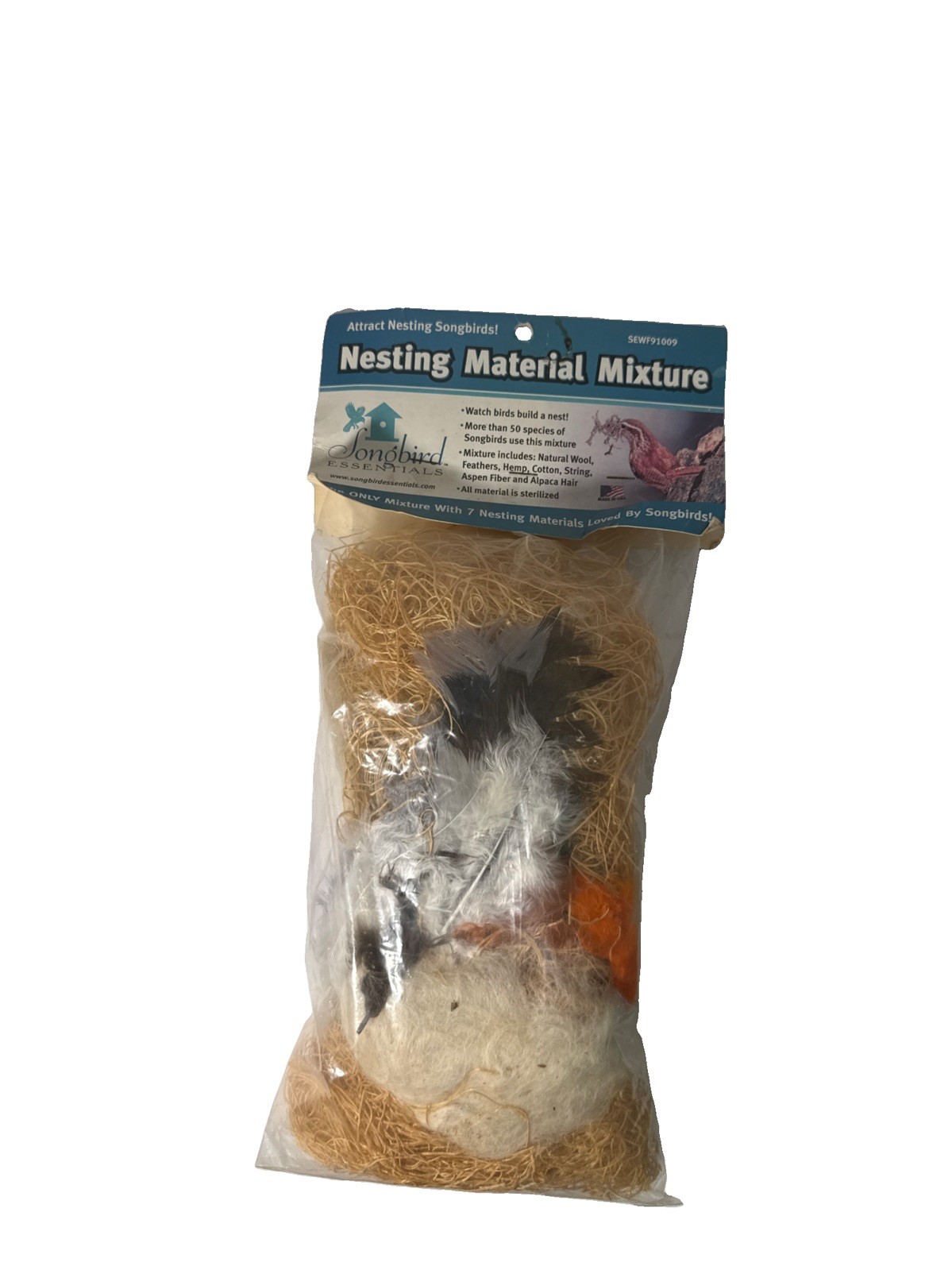 Songbird Essentials Nesting Material Mixture SEWF91009 All Natural(SHIPSN24HRS)